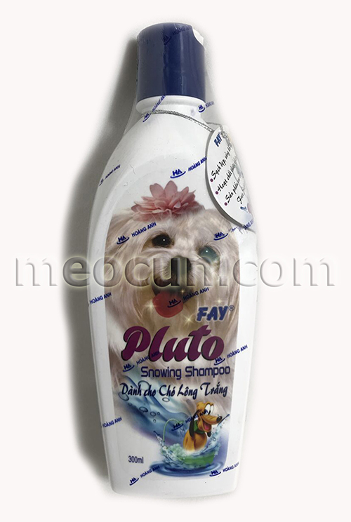sữa tắm fay pluto cho chó lông trắng - sữa tắm cho chó meocun.com